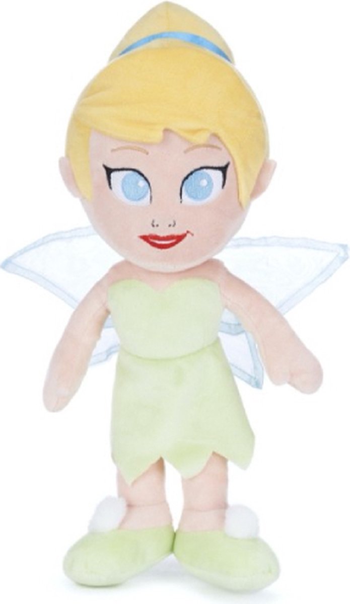 Tinkerbell - Peter Pan Disney Pluche Knuffel 36 cm [Disney Classics Plush Toy | Speelgoed Knuffelpop voor kinderen jongens meisjes | Peter Pan, Tinkerbell, Kapitein Haak]
